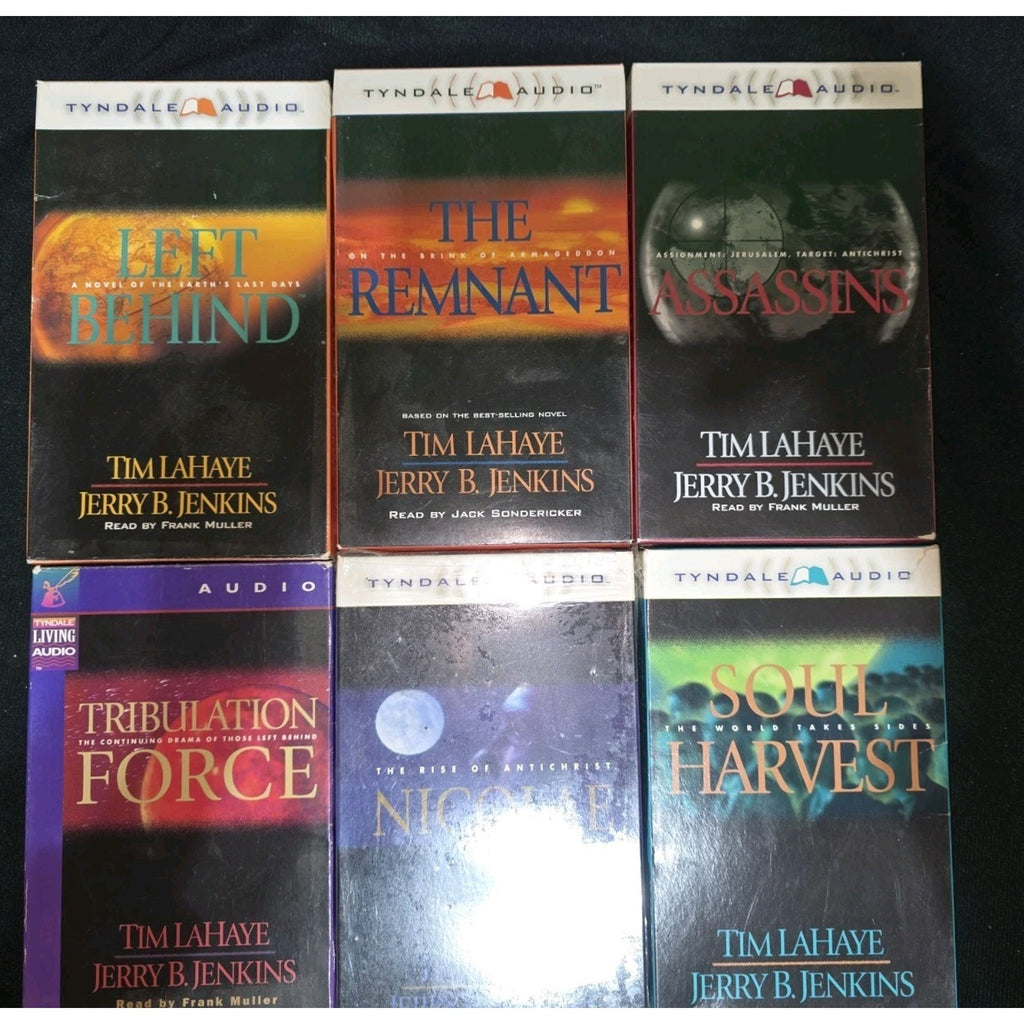 Left Behind Series Audio Cassette Book Set Lot of 6 Audio Books By Tim Lahaye
