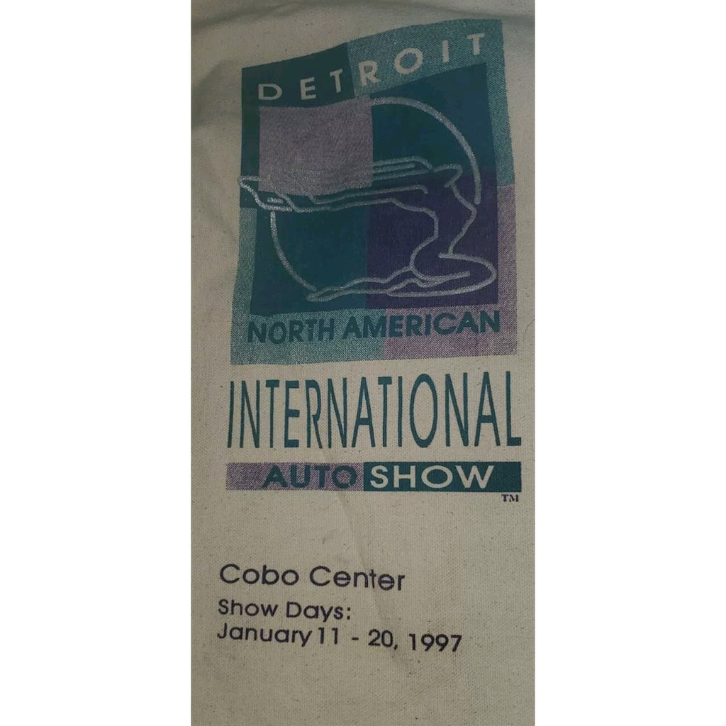 Vtg Detroit North American International Auto Show 1997 MICHELIN Tote Travel Bag