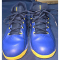 Under Armour Kids Blue Yellow Basketball Shoes Sneakers Size 3Y