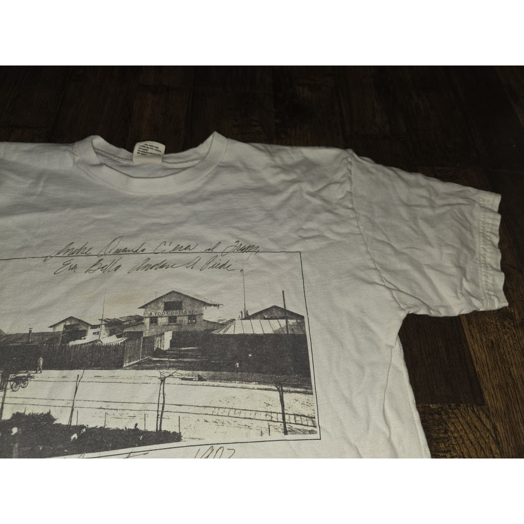 Vintage 90s Structure T Shirt Medium Men's 1995 Architecture Made in USA
