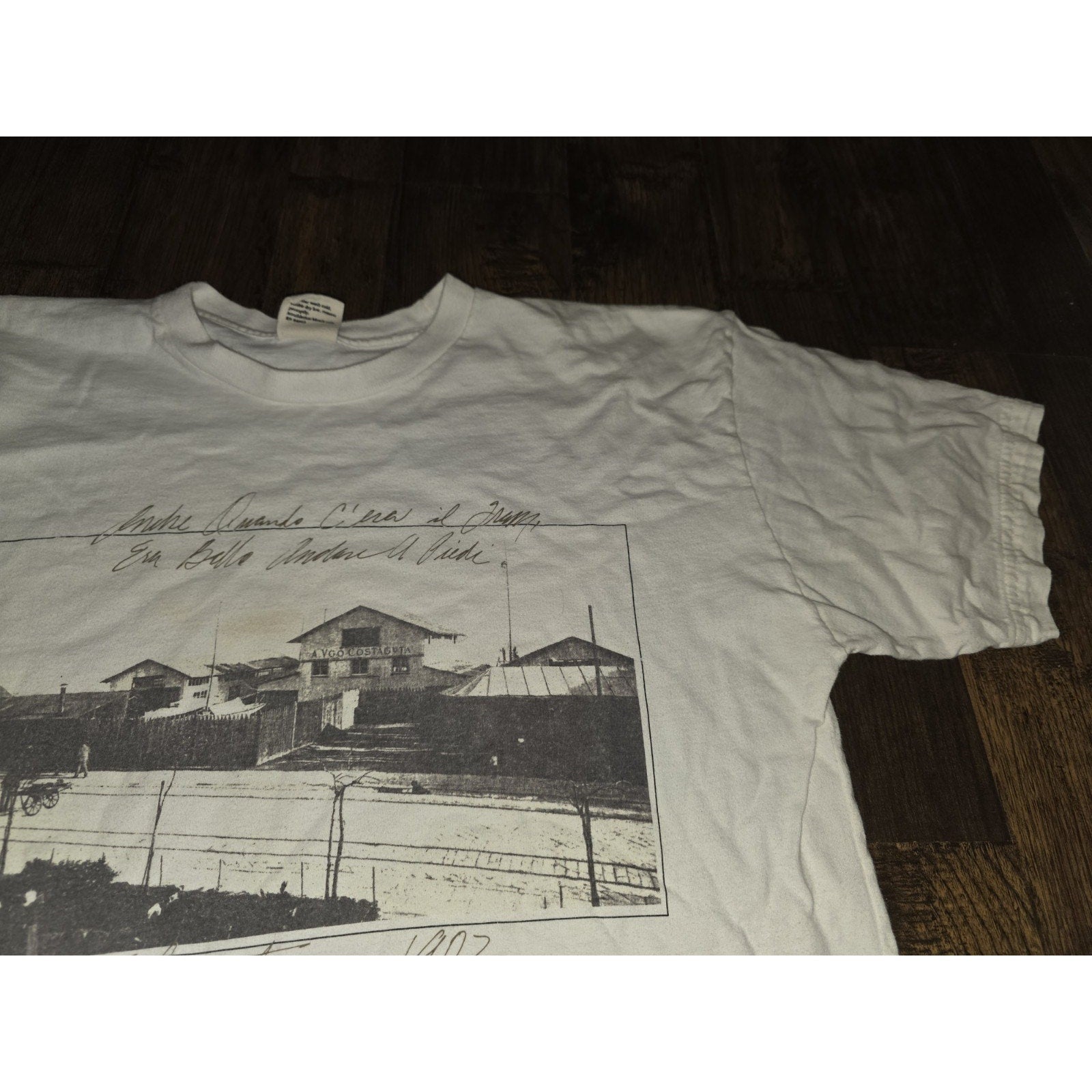 Vintage 90s Structure T Shirt Medium Men's 1995 Architecture Made in USA