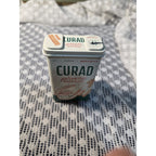 Vintage Curity Curad Tin Medicated Bandages 43 cent Embossed Tin W/ bandages