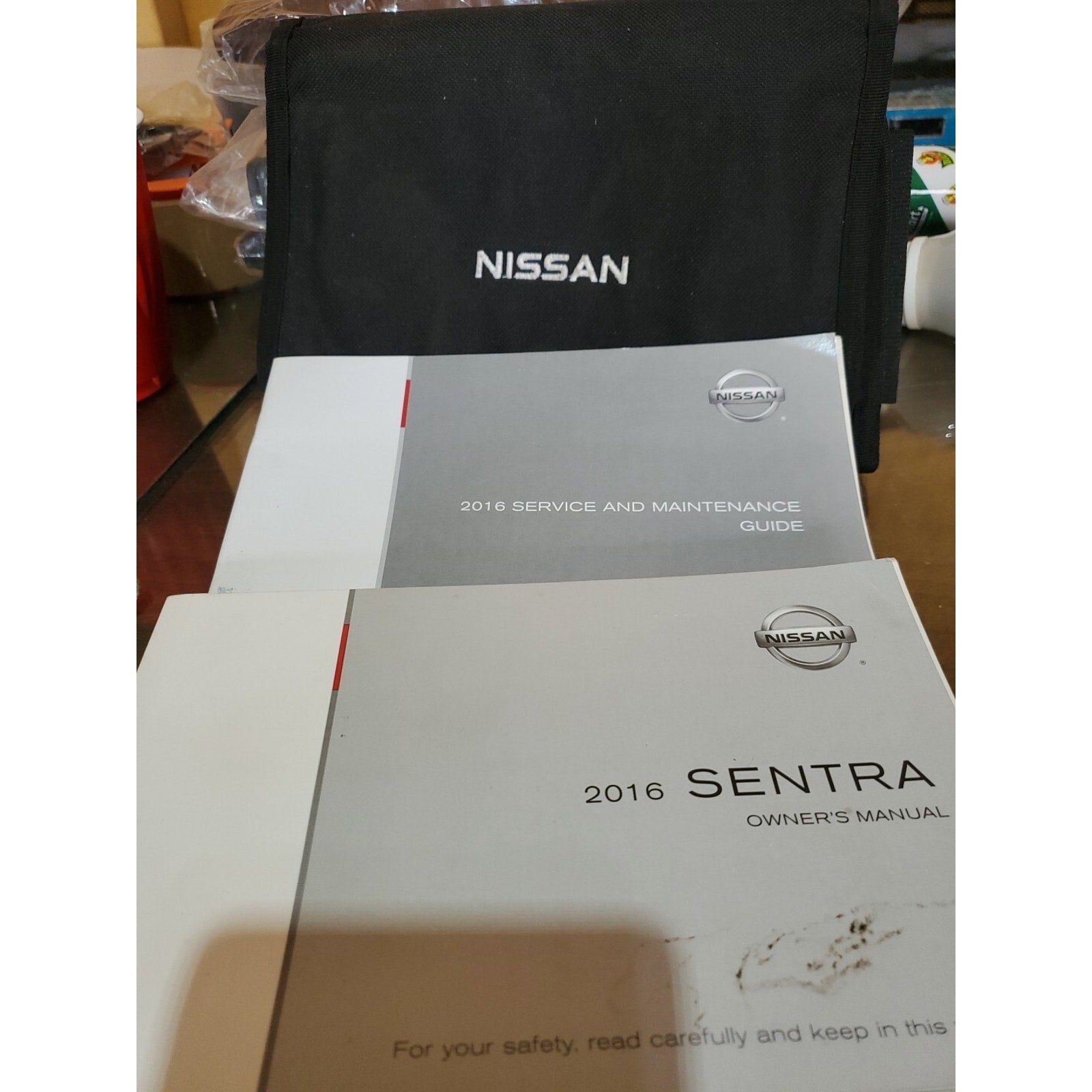 2016 Nissan Sentra Owner's Manual With Case