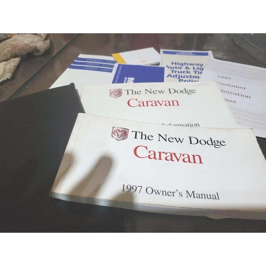 1997 Dodge CARAVAN W/CASE Owners Operators Manual OEM