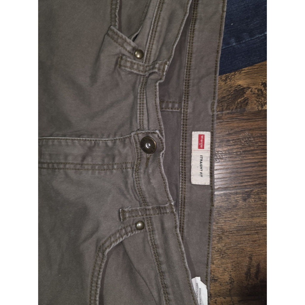 Lot of 2 Wrangler Men’s Pants 34x30 - Relaxed Fit Jeans & Straight Twill Pants