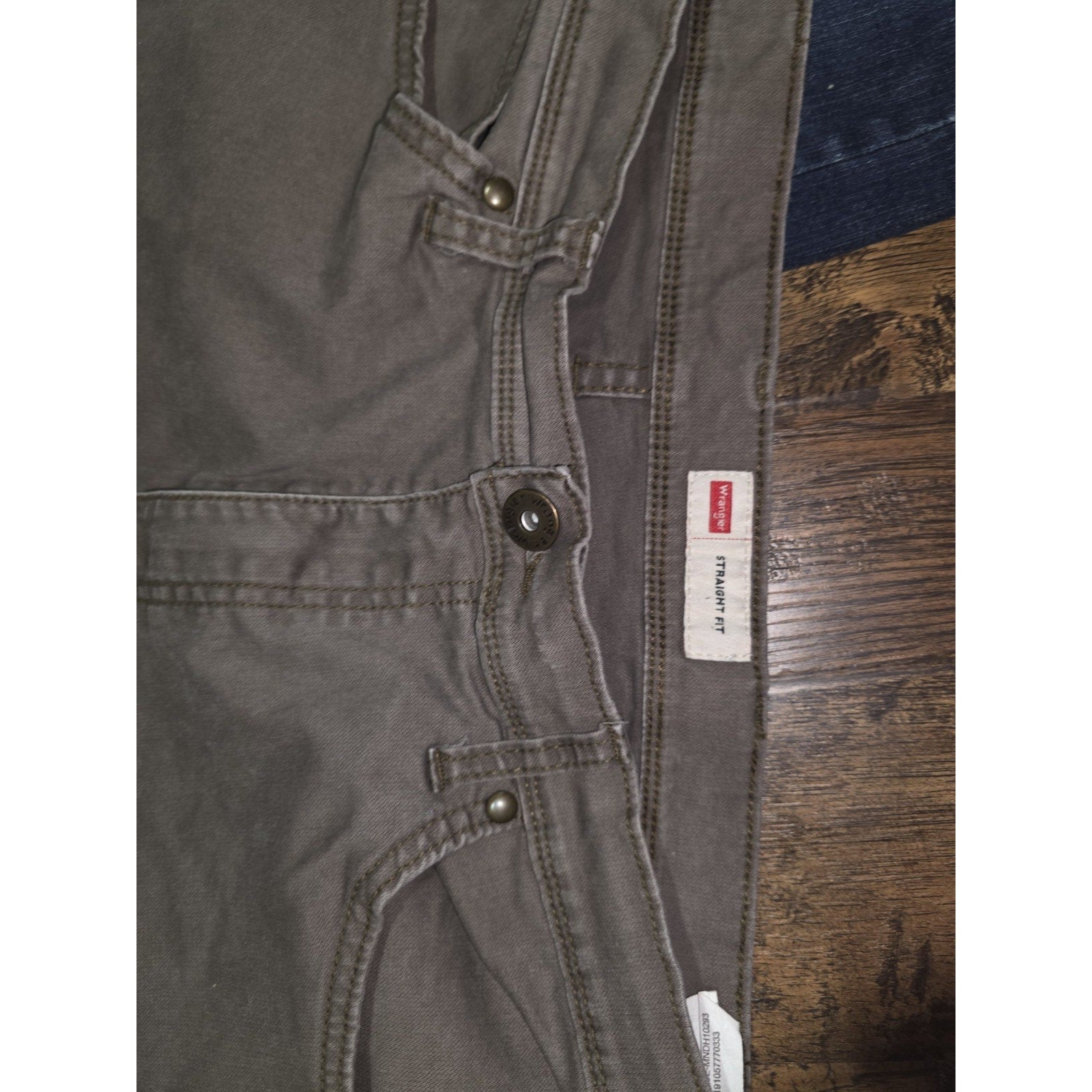 Lot of 2 Wrangler Men’s Pants 34x30 - Relaxed Fit Jeans & Straight Twill Pants