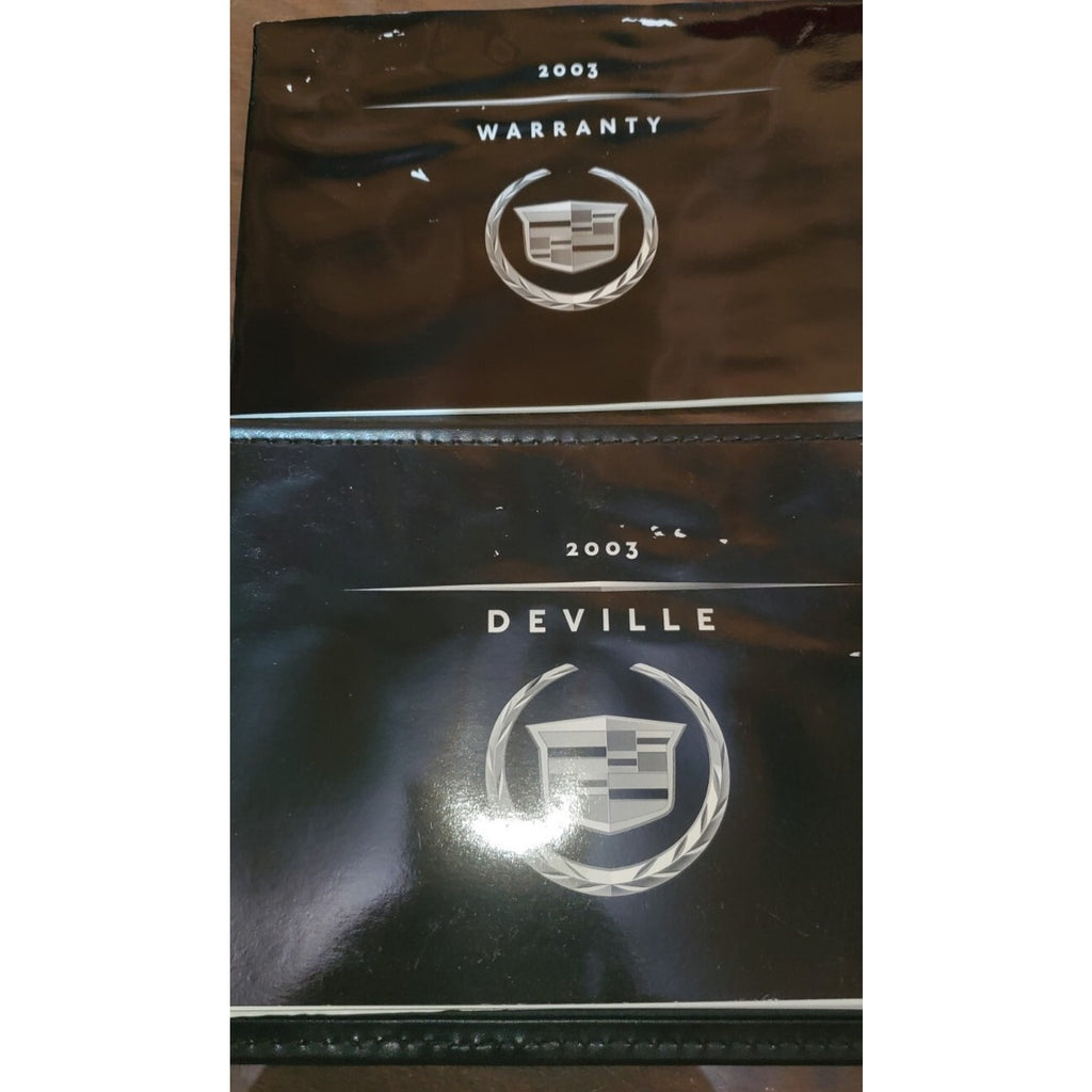 CADILLAC LEATHER CASE 2003 DEVILLE OWNER'S MANUAL GENUINE OEM