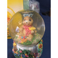 VTG Spring Easter Bunny Rabbit Musical Snow Globe Musical Waterball