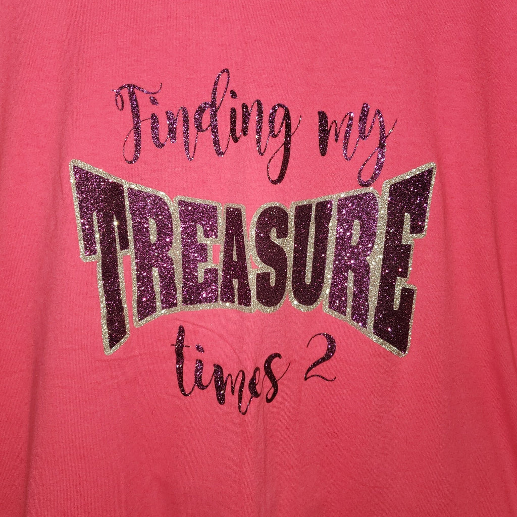 Finding My Treasure T-Shirt Women's XL Religious Christian