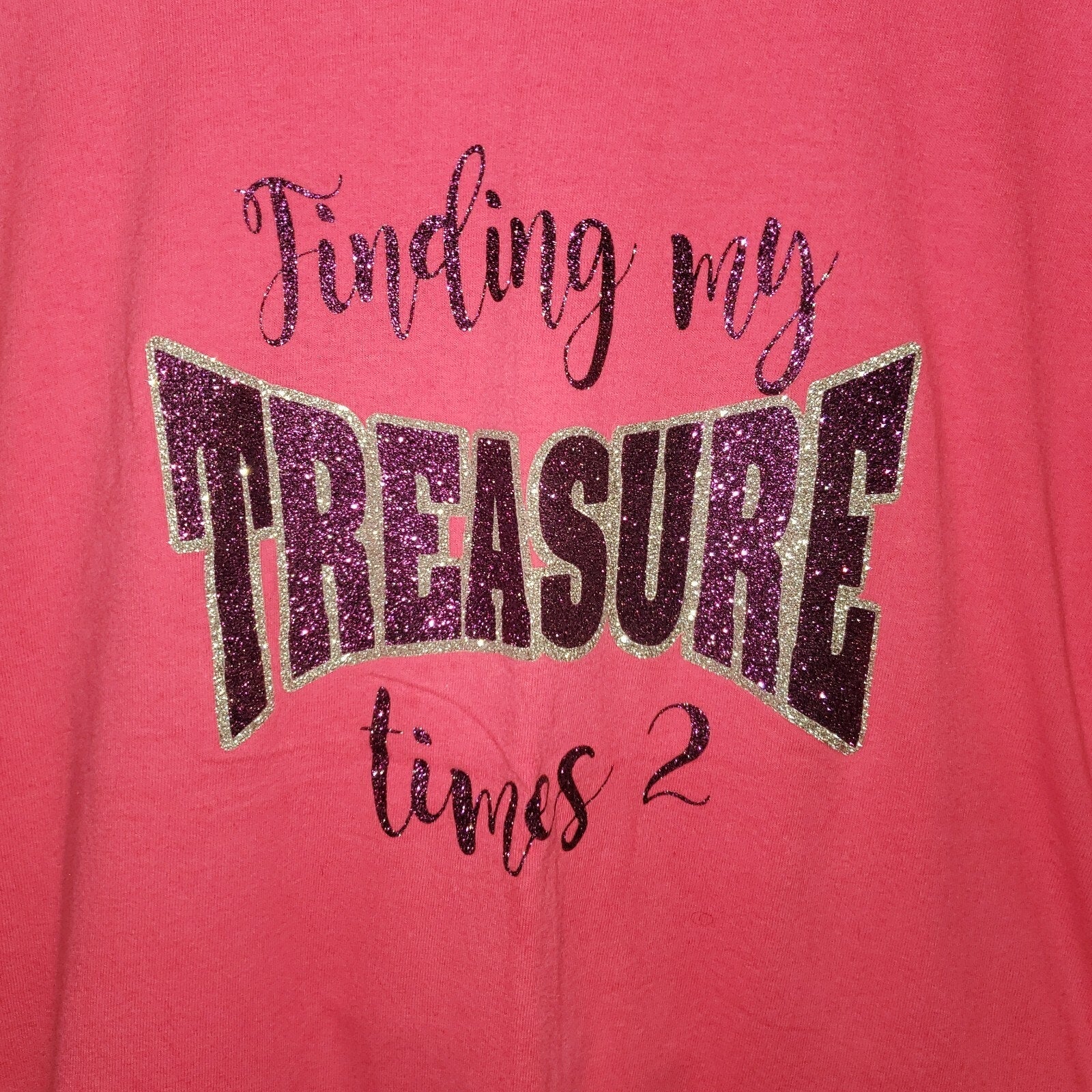 Finding My Treasure T-Shirt Women's XL Religious Christian