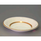 Hutschenreuther Selb Bavaria Berry Bowl 5.25” Gold Trim And Rim