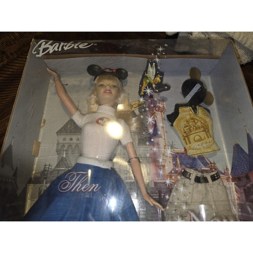 BARBIE -Vintage Disney/Disneyland Parks Barbie Then & Now 50th ANNIVERSARY DOLL