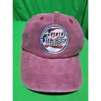 God Bless America Hat Adult Unisex Distressed Patriotic Adjustable Ball Cap