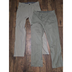 Lot of 2 Men's Weatherproof Made For Adventure & Denali Outdoor Pants - 34x30