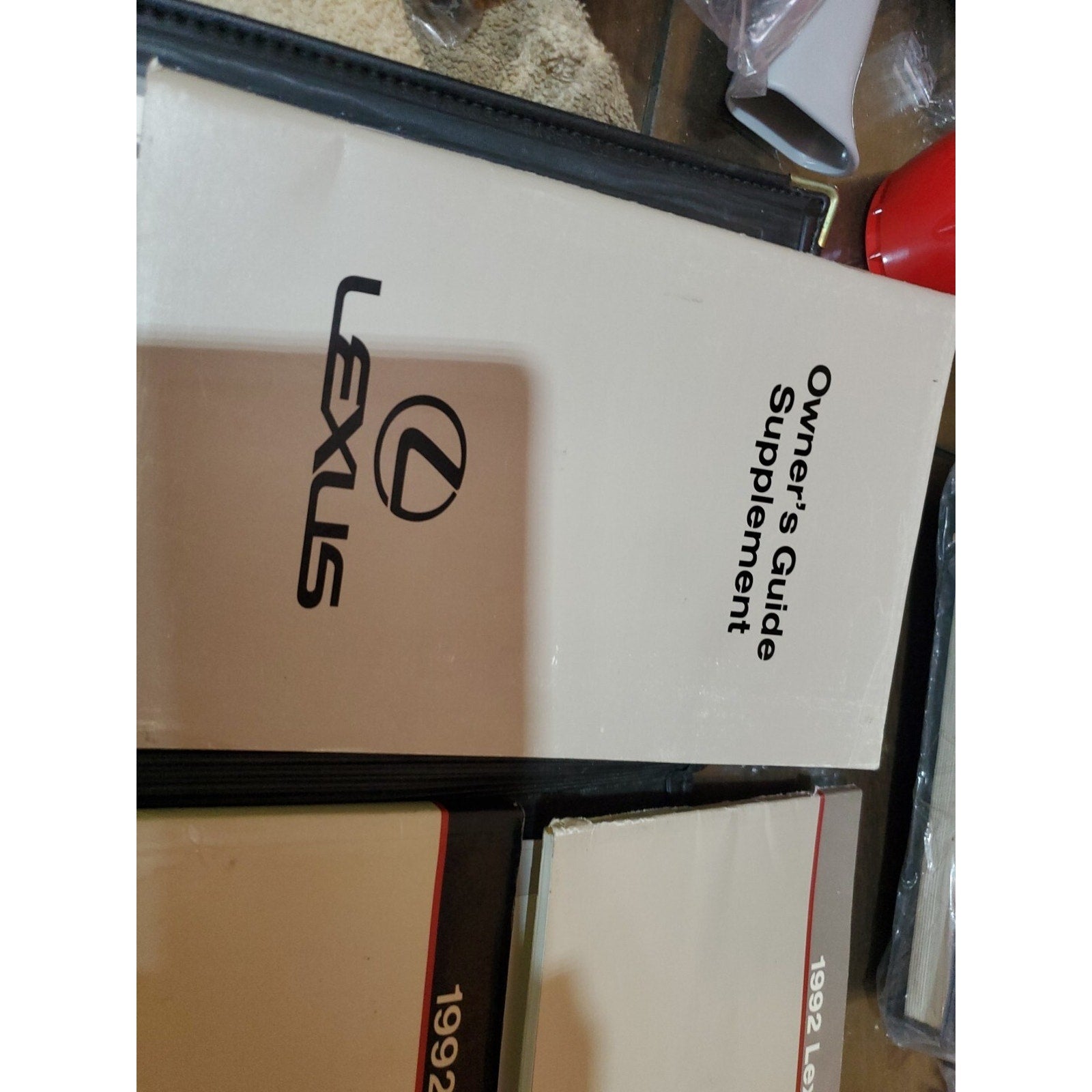 1992 Lexus ES300 Owner's Manual Guide Book W/Case