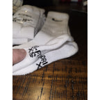 NIKE Kids Unisex Cushioned Crew Socks 3 Pairs White, YTH Shoe Size 10c-3y