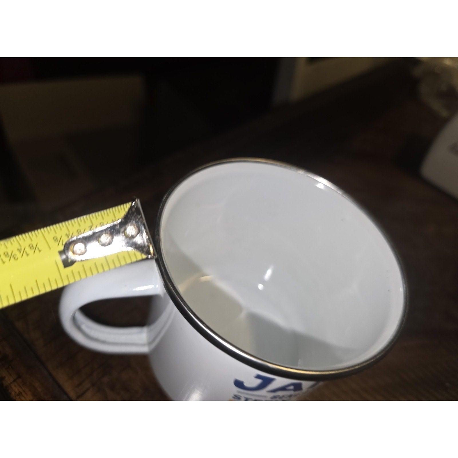 History & Heraldry Personalized Tin Mugs "James"