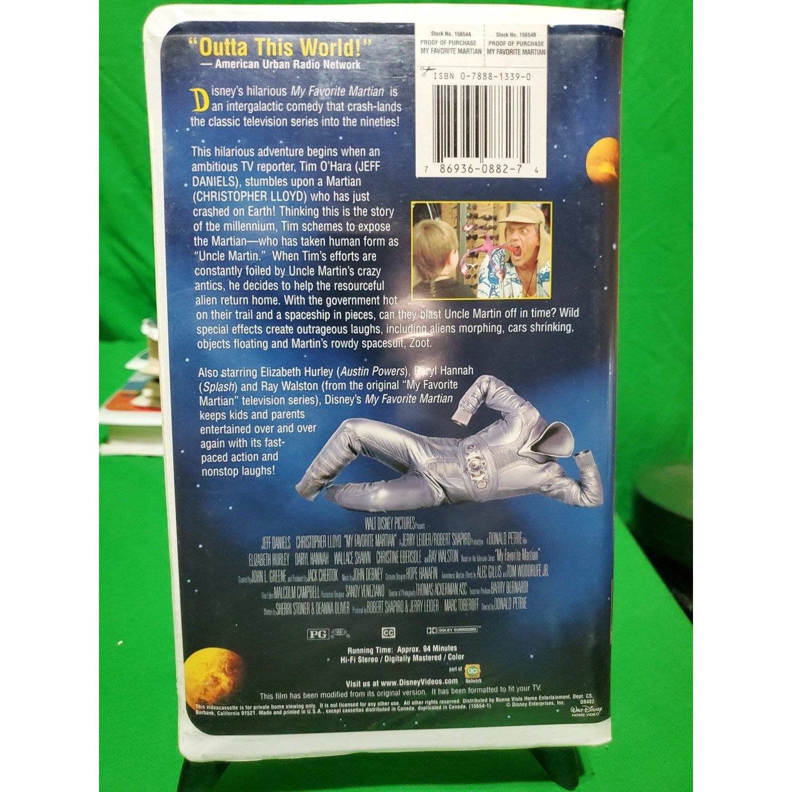 My Favorite Martian (VHS, 1999)