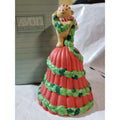 VTG Avon 1991 Porcelain Christmas Bell, Garland of Greetings. Bear handle NIB