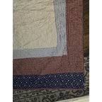 Vintage Texas Lone Star Quilt & Pillow Shams Set | Handmade Patchwork 96x80