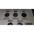 Disney World International Coin Set Vintage Epcot 2000