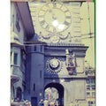 Vintage 1970s Tower in Bern, Switzerland Zytglogge Photo print 20X16