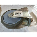 TITAN 4033555T Heavy Duty TPR Rubber 5 Inch Caster Wheel with Rigid Top Plate,
