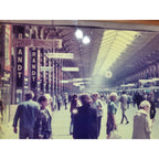 VINTAGE SAINT-LAZARE STATION WAITING HALL POSTER PICTURE PHOTO PRINT 20X16