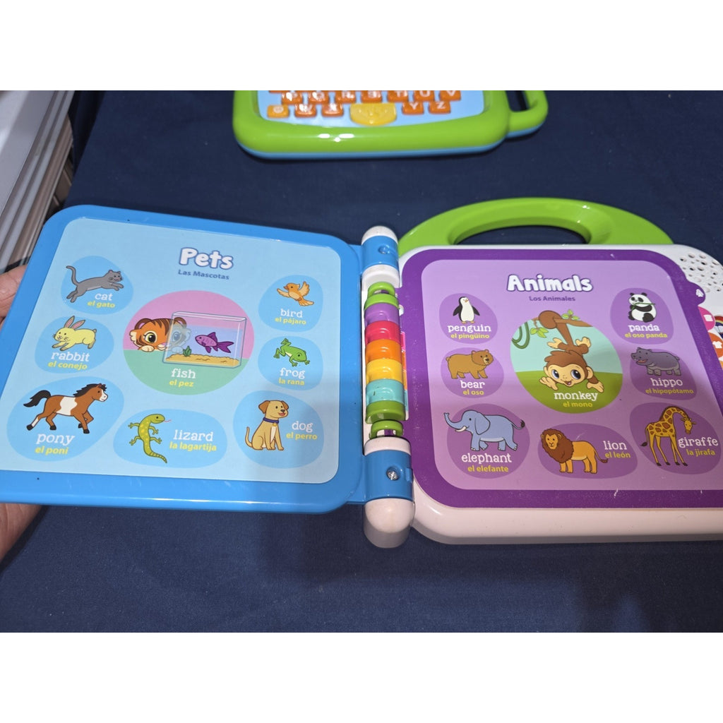 Lpt of 2 LeapFrog 2-in-1 LeapTop Touch Laptop Learning 100 Words Toy ABCs 123s