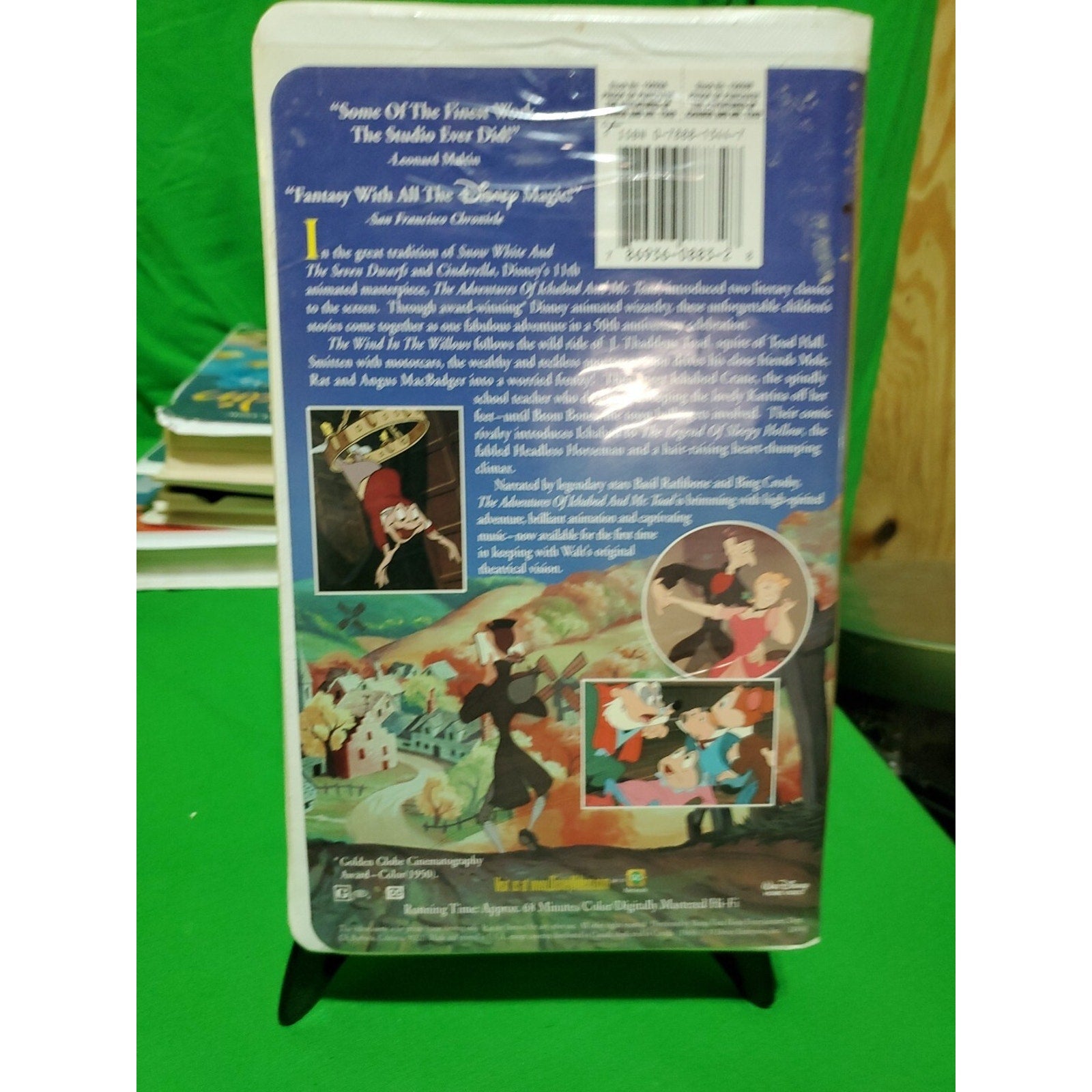 The Adventures of Ichabod & Mr. Toad (VHS, 1999) Rare 50th Anniversary Additio