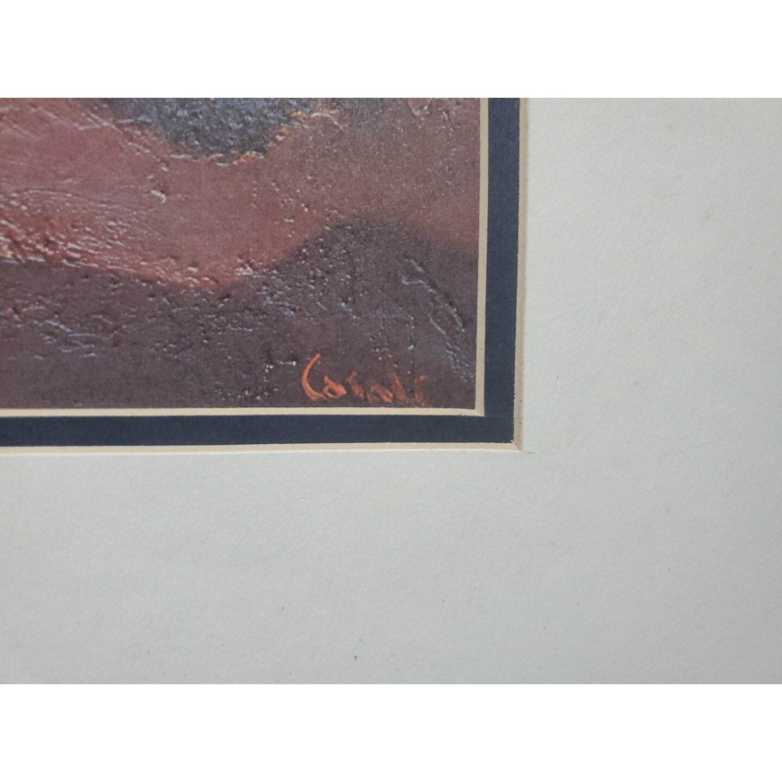 Amadeu Casals 1930"s Sun & Shade Lithoograph Matted