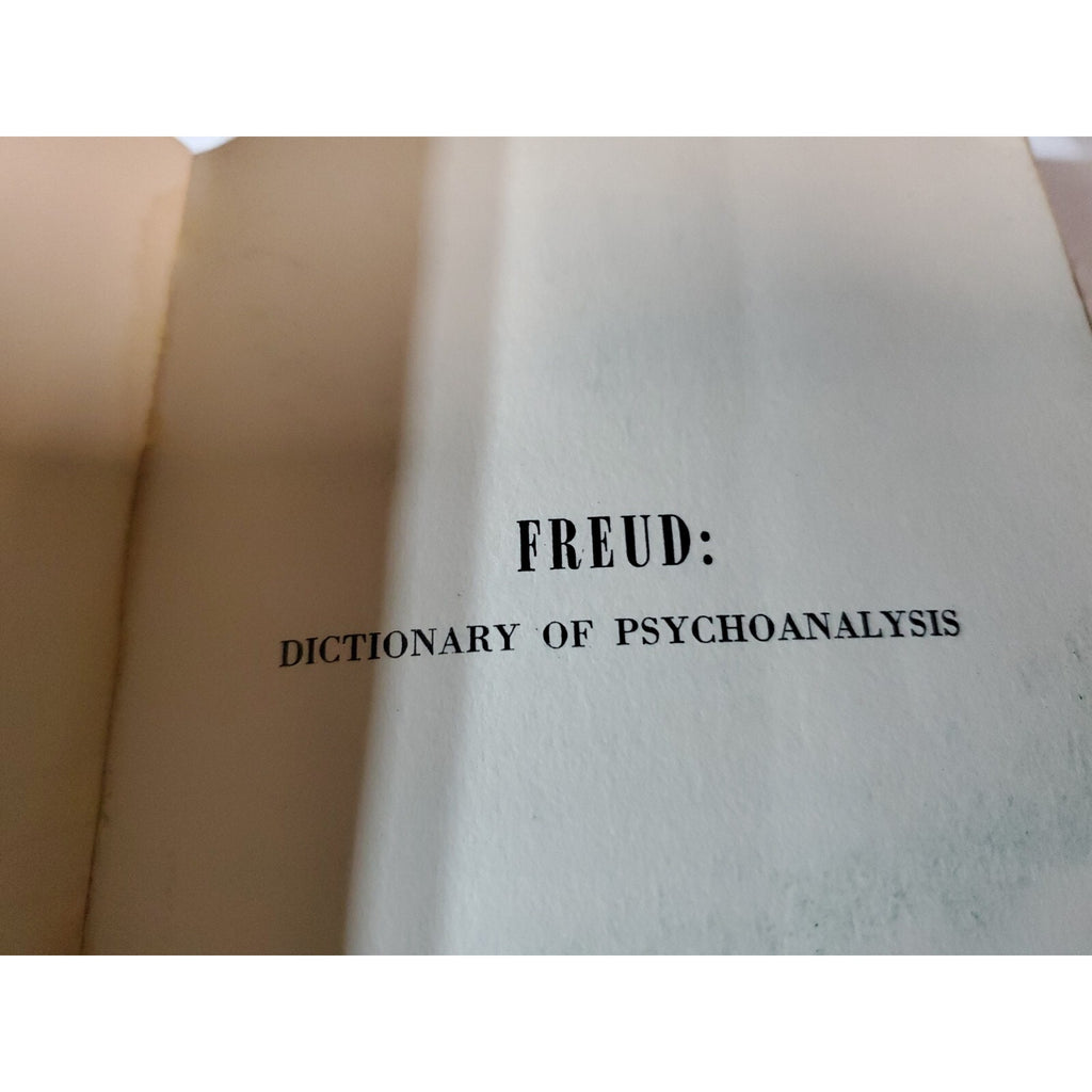 FREUD Dictionary of Psycho-Analysis vintage 1958 edited by Nandir Fodor & Gaynor