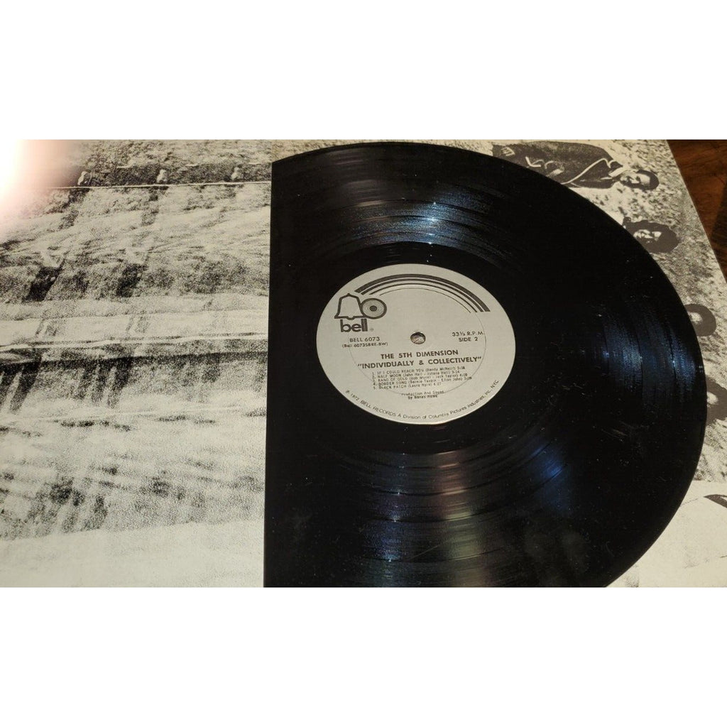 THE 5TH DIMENSION INDIVIDUALLY & COLLECTIVELY VINYL LP ALBUM 1972 BELL RECORDS