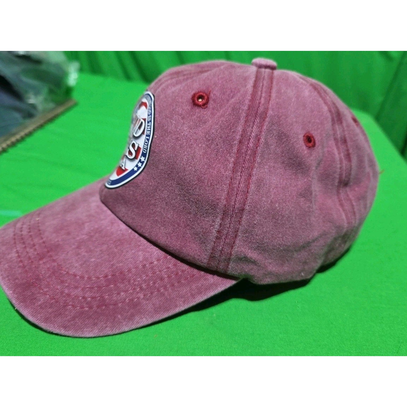 God Bless America Hat Adult Unisex Distressed Patriotic Adjustable Ball Cap
