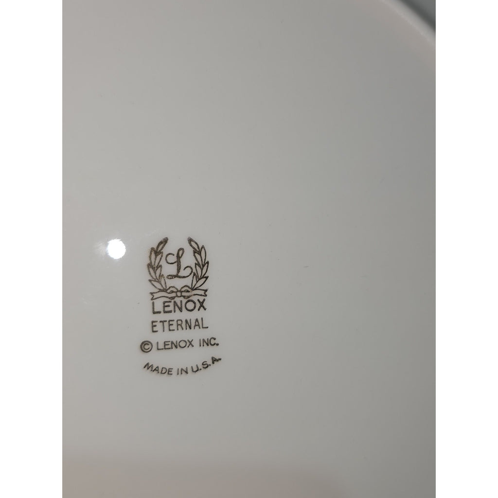 Lenox "Eternal" Gold Rimmed Ivory 8 1/8" Salad/Dessert Plate