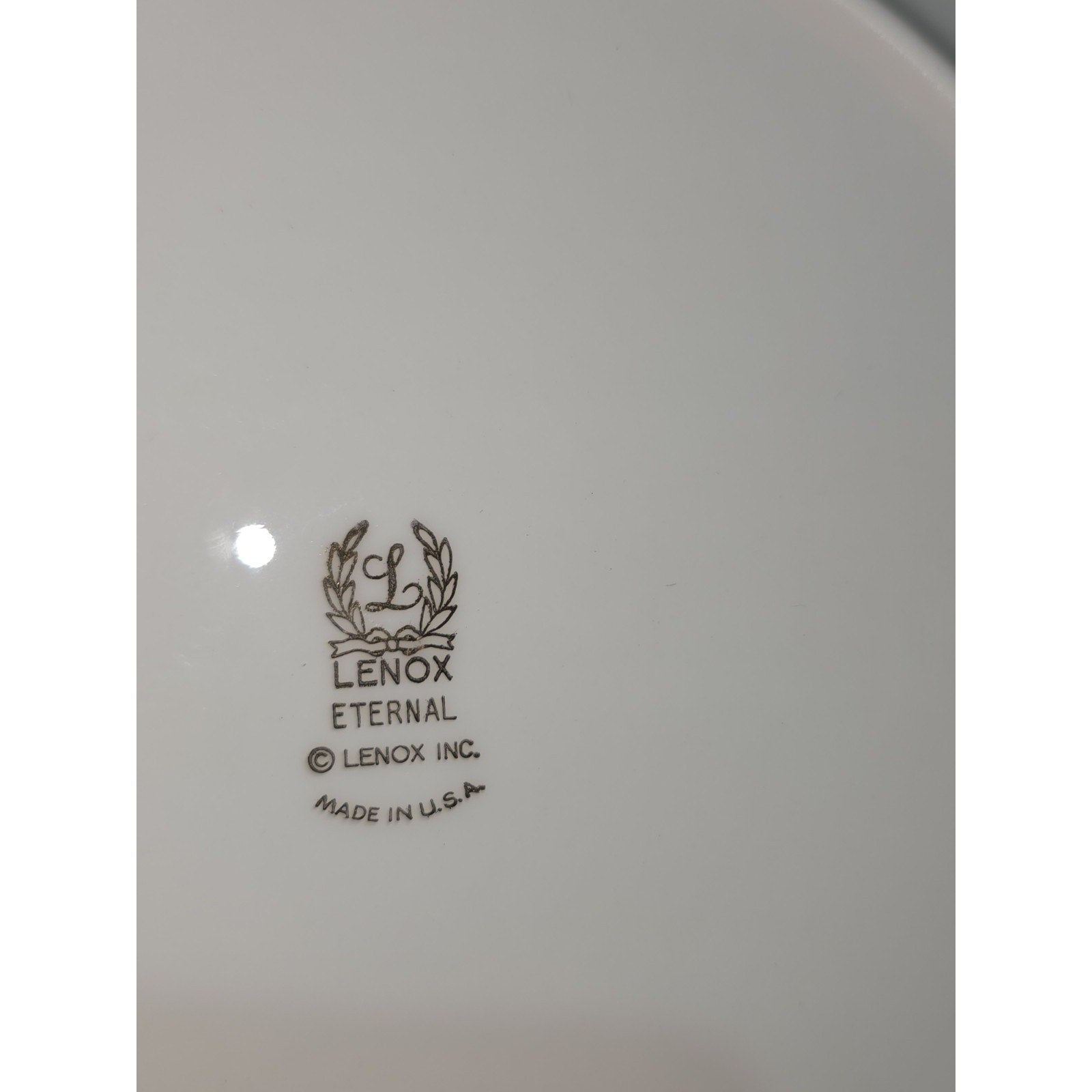 Lenox "Eternal" Gold Rimmed Ivory 8 1/8" Salad/Dessert Plate