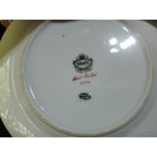 Vintage Rare Norcrest China Dove Fish Teacup W/ 2 Saucers Set Pink Leaf