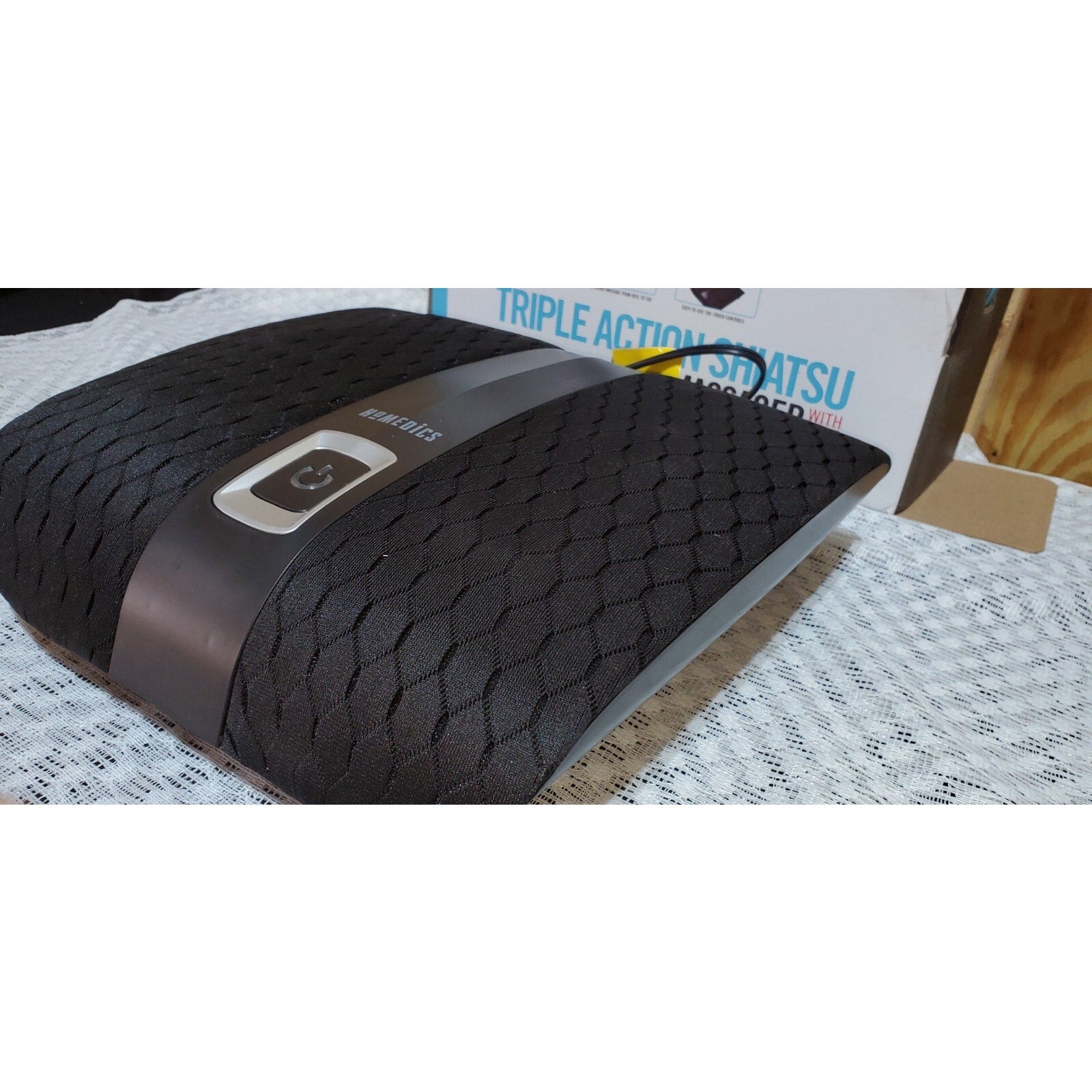 HoMedics Triple Action Shiatsu Foot Massager with Heat Massage Nodes Never Used
