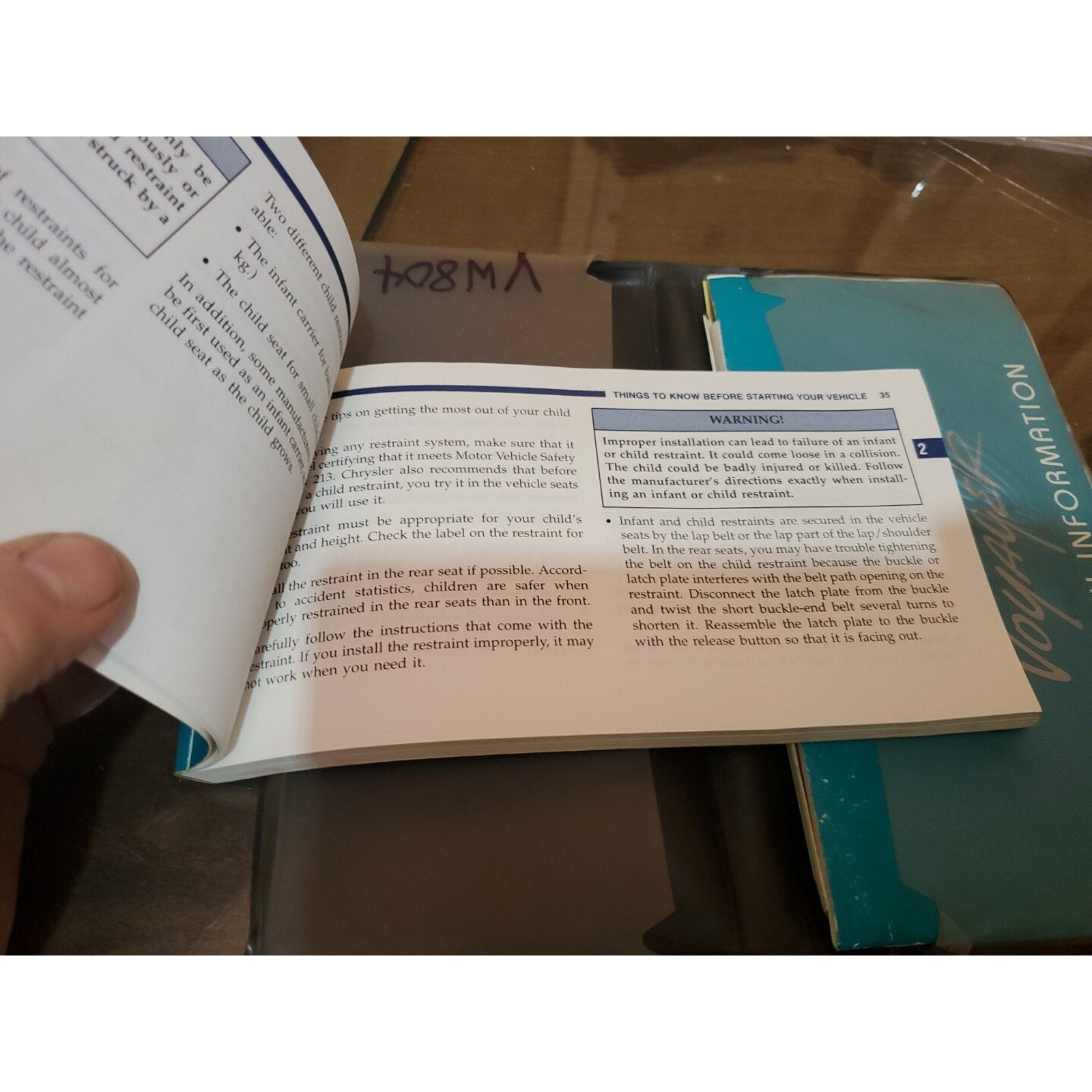 Owners Manual Guide Book1 1997 PLYMOUTH VOYAGER Complete