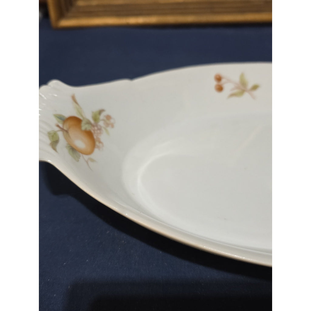 BIA Cordon Bleu Serving Dishes -Oval Au Gratin -Floral Pattern -13”x7.5"