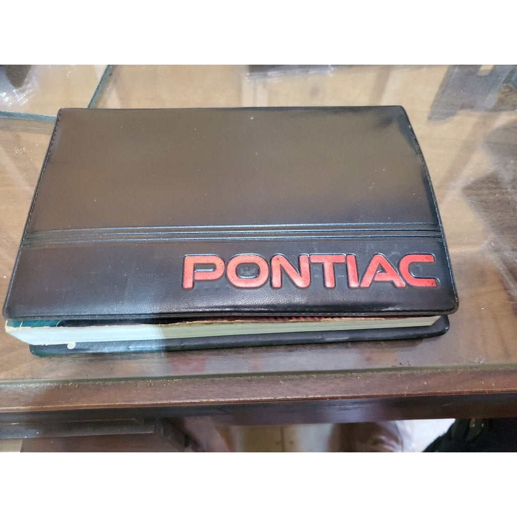 2000 PONTIAC MONTANA OWNERS MANUAL OPERATORS WITH COVER CASE