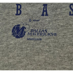 Vtg Dallas Mavericks NBA Authentic Lee Sleeveless Shirt Men's Gray Sz XL USA
