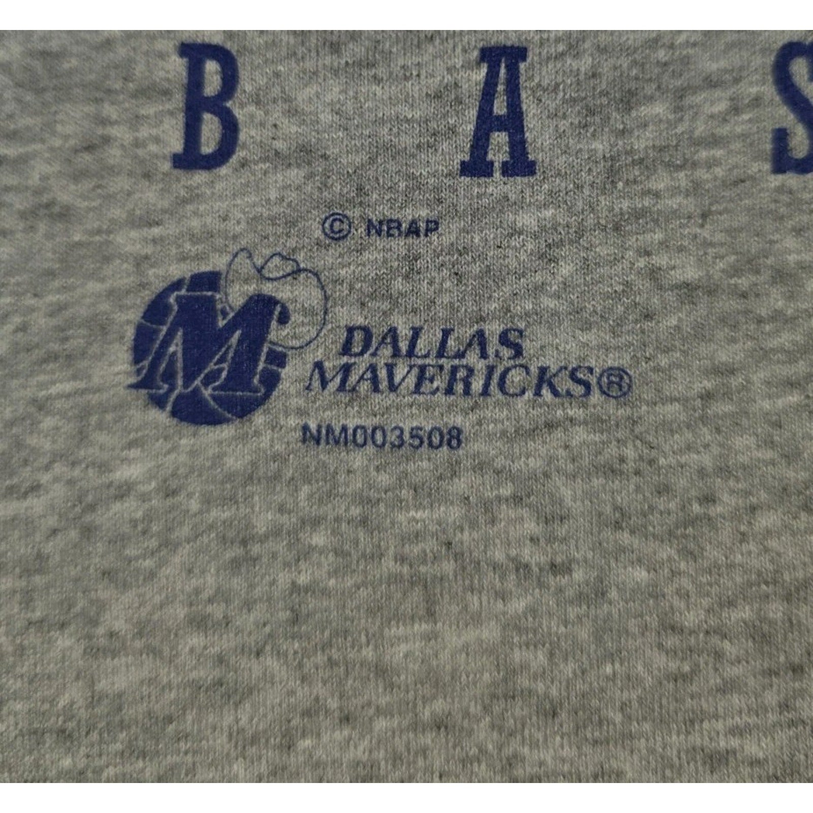 Vtg Dallas Mavericks NBA Authentic Lee Sleeveless Shirt Men's Gray Sz XL USA