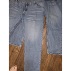 Lot Of 2 Wrangler Relaxed Fit Blue Denim Jeans Men's 44x32 Casual Workwear