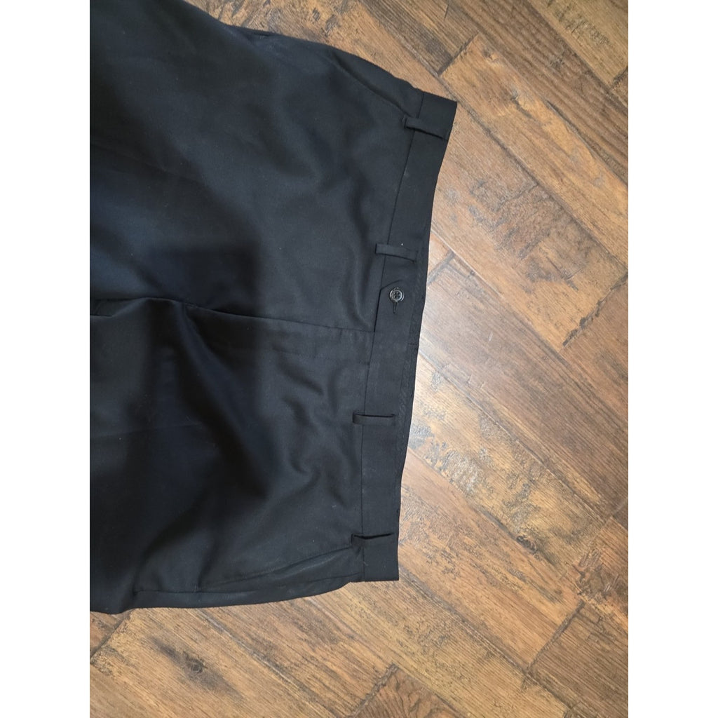 Lauren Ralph Lauren Men’s Black Dress Pants 40x32 Flat Front Chino Slacks