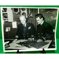 Vintage Photograph 8X10 Rare, Korean War Admiral Thackery, Cruiser DIV FIVE