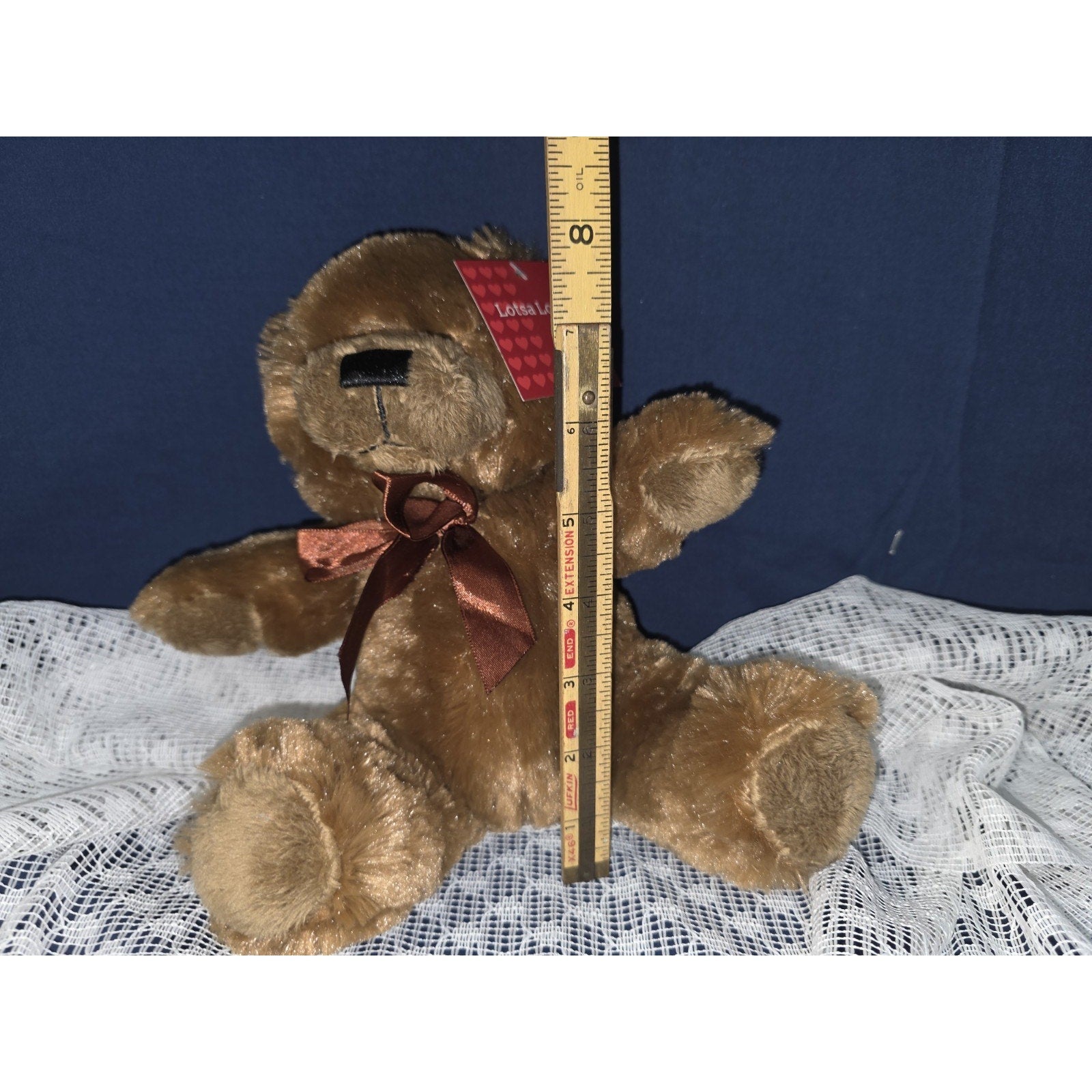 Anico Lotsa Love Meet Sweet Honee White Teddy Bear Plush Stuffed Animal 8.5" Nwt