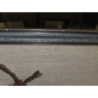 Vintage Needlepoint Framed Art Windmill Scene Dutch