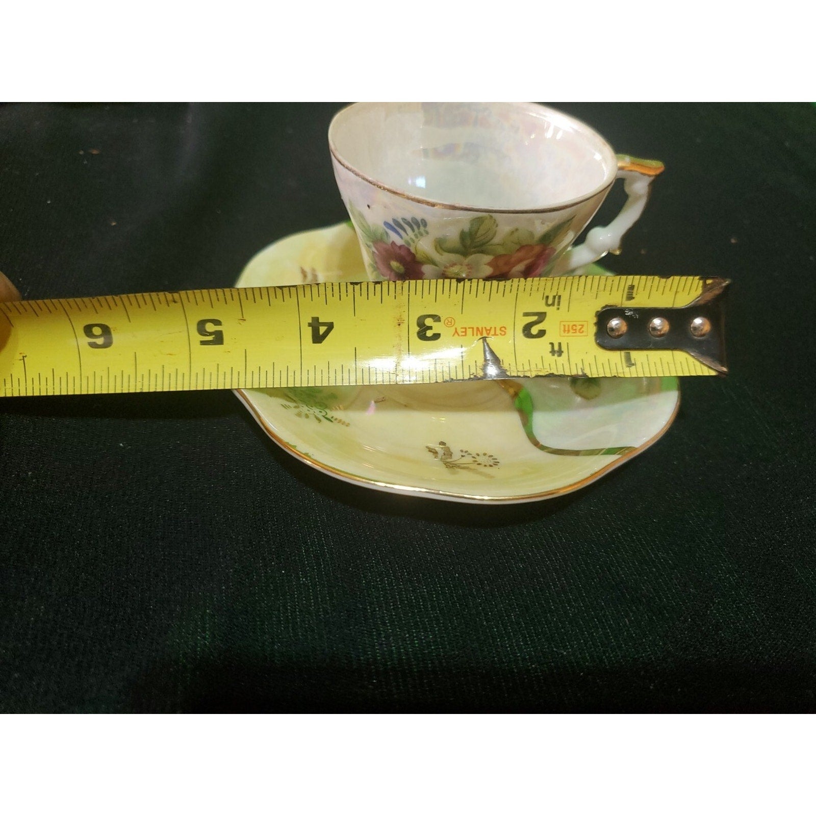 Vintage Fine China From Japan Tea Cup & Saucer Floral Pattern