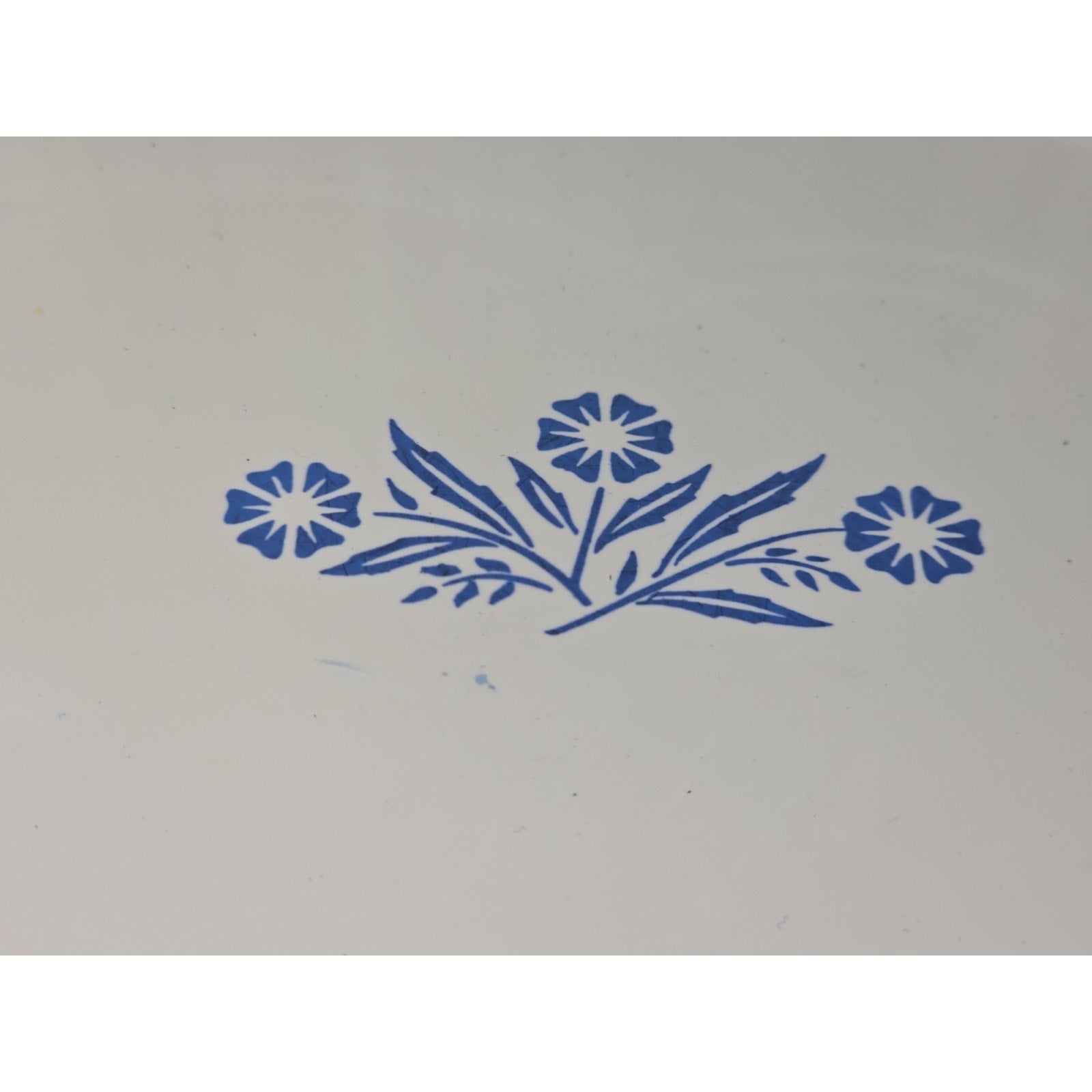 Vintage Corning Ware Pie Plate Dish 9 " x 1 1/4 " Inch Blue Cornflower P-309